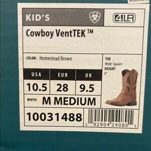 Ariat Brown VentTEK Cowboy Boots